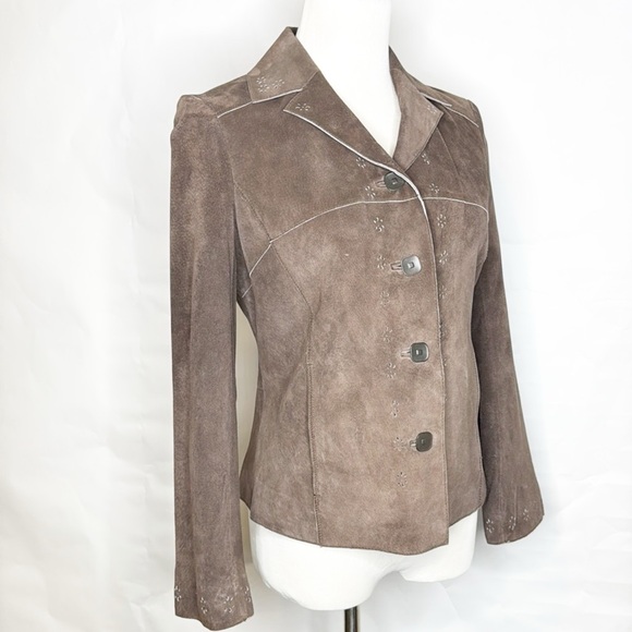 Sigrid Olsen Jackets & Blazers - Sigrid Olsen Soft Suede Jacket (S)